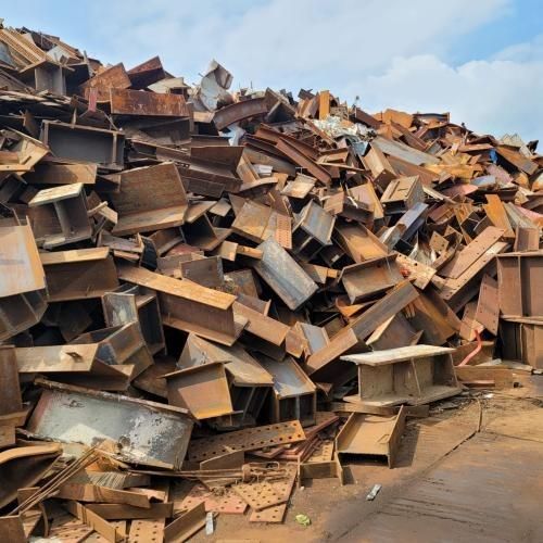 High Quality HMS 1 2 Scrap Iron | Heavy Steel Rail Scrap R50 R65 | Mixed Metal and Shredded Bundle Scrap for Foundry and Export - Image 1