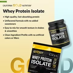 Wholesale Whey Protein Isolate, Unflavored, 1 lb (454 g) - Image 2