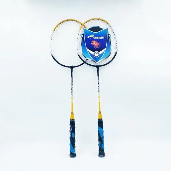 High Quality Iron Alloy Badminton Racket Cheap Badminton Racket Racquets Set - Image 5