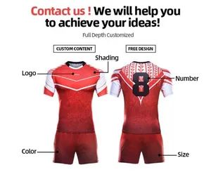 Men Sports Wear Rugby Clothing Customized Rugby Uniform MOQ Low MOQ Origin China Type Set/ Top Gender Unisex Color Any - Image 6