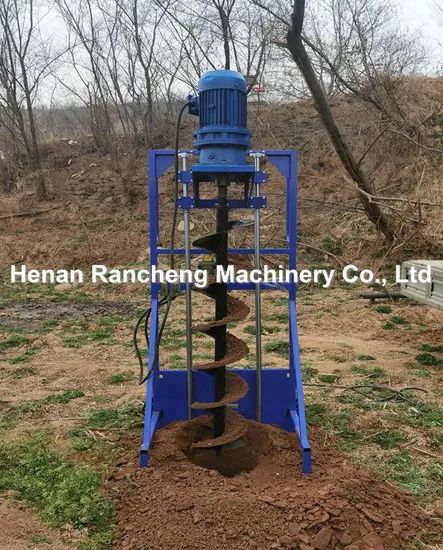 10m Drilling Depth One Man Well Drilling Rig Portable Solar Pile Driver for Sale - Image 3