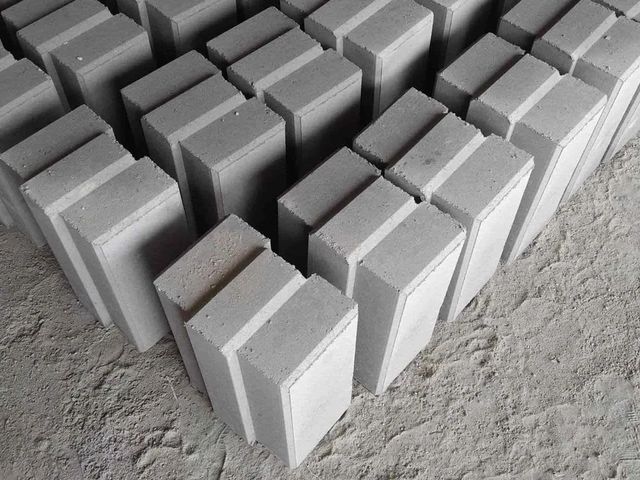 Cement Interlocking Bricks 6 Inch Color Grey Durability High Material ...