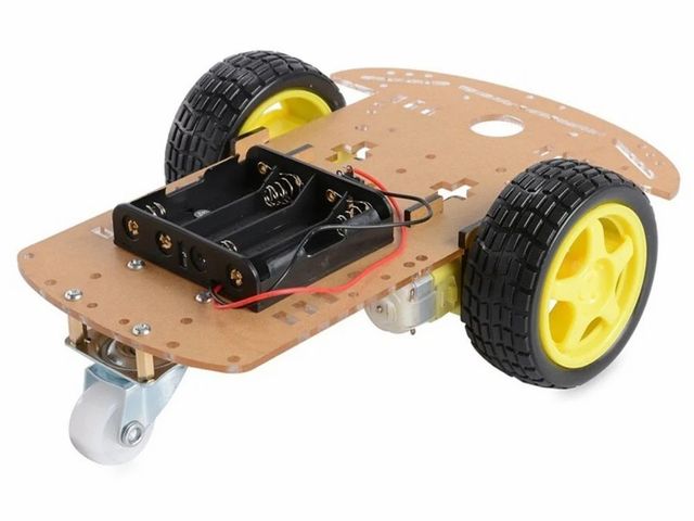 2 Wd Smart Car Chassis Kit Unassambled Voltage 220V IP Rating IP55 Frequency 50 Hz Packaing Type Box Phase Single Phase Power Source - Image 1