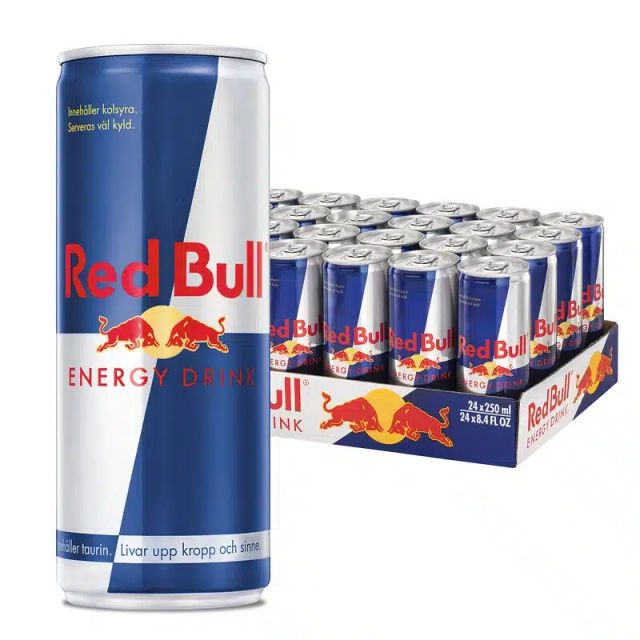 Redbull Energy Drink Sugar-Free 24 Pack 250ml Tinned Cans with B Vitamins & Caffeine From Austria - Image 3