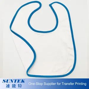 Sublimation Blank Polyester Baby Bibs - Image 4