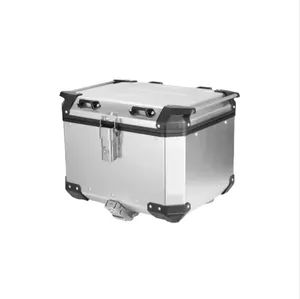Upgraded Aluminum Motorcycle Top Case with Security Lock MOQ 1/Set Volume 45L Length 40cm HS 87141000 Usage Sports Origin - Image 1