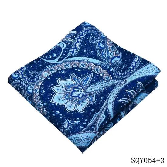 Floral Patterned Faux Silk Print Handkerchiefs - Image 5