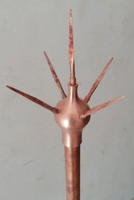 Type1 Lightning Surge Arresters Warranty NIL Material Copper Rated Current 5kA Certification NIL Rated Voltage 11kV Air Terminal Type Pointed - Image 2