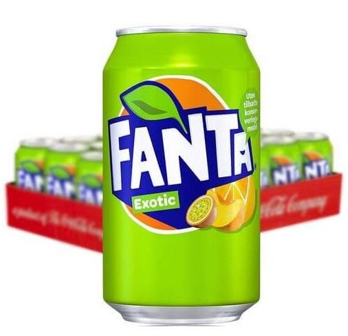 Buy Fanta Exotic 330ml / Fanta Soft Drink (Slim) / Fanta Fruit Soda Soft Drink at wholesale price from Portugal - Image 3
