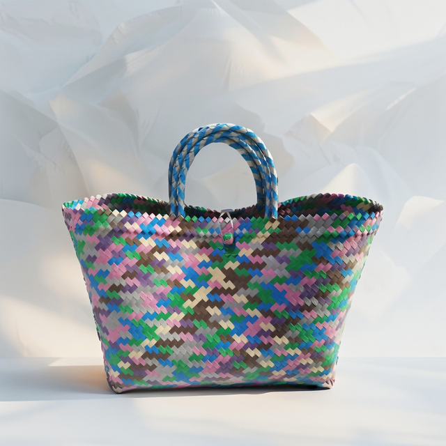 Reusable Woven Bag made from Strapping Band - Image 4