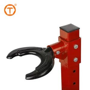 Red Adjustable Hydraulic Joints Auto Strut Coil Spring Compressor Tool with Snaps Positioning Holes - Image 2