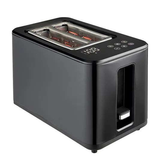 Customer Logo OEM Home Use Automatic Electric Smart Bread Bun Mini Toaster Machine Toasters with LED Display - Image 1