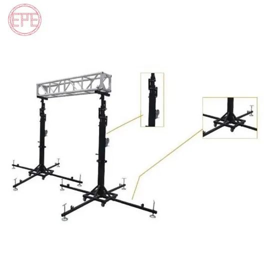 Steel Crank Stand Heavy Duty Light Stand Color Black Shape Square Origin China Length 2.1m-7m Service 24hours HS Code - Image 5
