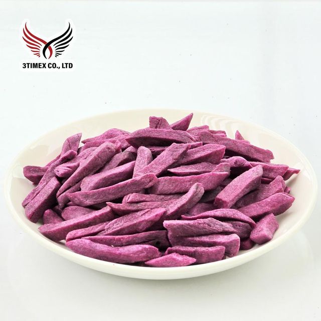 Wholesale Best Price Dried Purple Sweet Potato Slices High Quality Freeze Dried Nutritious Healthy Snack Dry Fruit From Viet Nam - Image 4