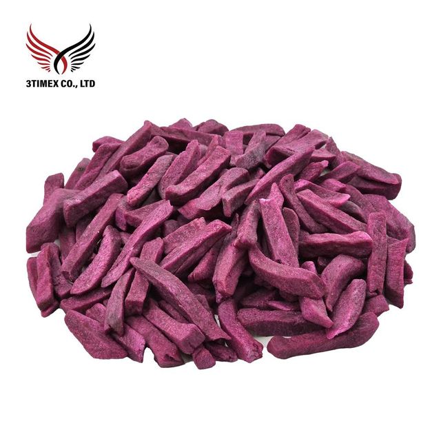 Wholesale Best Price Dried Purple Sweet Potato Slices High Quality Freeze Dried Nutritious Healthy Snack Dry Fruit From Viet Nam - Image 5