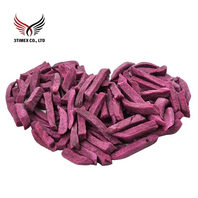 Wholesale Best Price Dried Purple Sweet Potato Slices High Quality Freeze Dried Nutritious Healthy Snack Dry Fruit From Viet Nam - Image 3