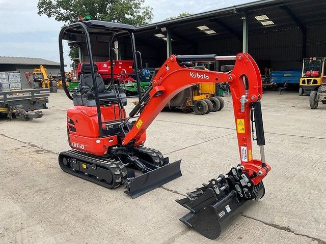 KUBOTA U17-3A + 3 buckets – 1.7T mini excavator - Image 2