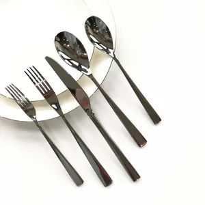 Silverware Wedding Cutlery Set with FDA Durable Yes MOQ 200sets Origin China Dishwasher Safe Feature Stocked Trademark Deacory - Image 1