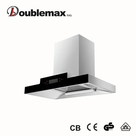 Modern T Shape Touch Control Smart Kitchen Range Hood Colour Black Origin China Noise 41-50dB Venting Ducted HS Code - Image 3