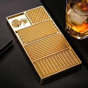 Ice Cubes Stamp Tray for Cocktails Custom Ice Stamp Designs Plate Brass Personalized Bar Ice Stamp - Image 5