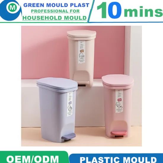 Secondhand Plastic Injection Dustbin Moulds with Different Design - Image 3