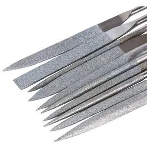 Stainless Triangular/Flat Steel Files Set 7PCS - Image 2