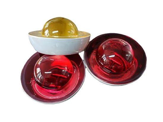 10cm Pattern High Quality Reflective Runway Light Glass Cat Eye Road Stud - Image 1