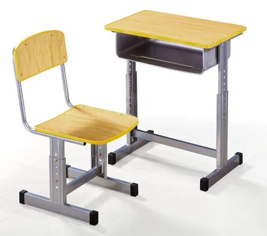 Customizable Student Desks for Schools with Chairs Color Clear Style Modern Condition New Folded Folded Origin Foshan Model NO. KZ59 - Image 6