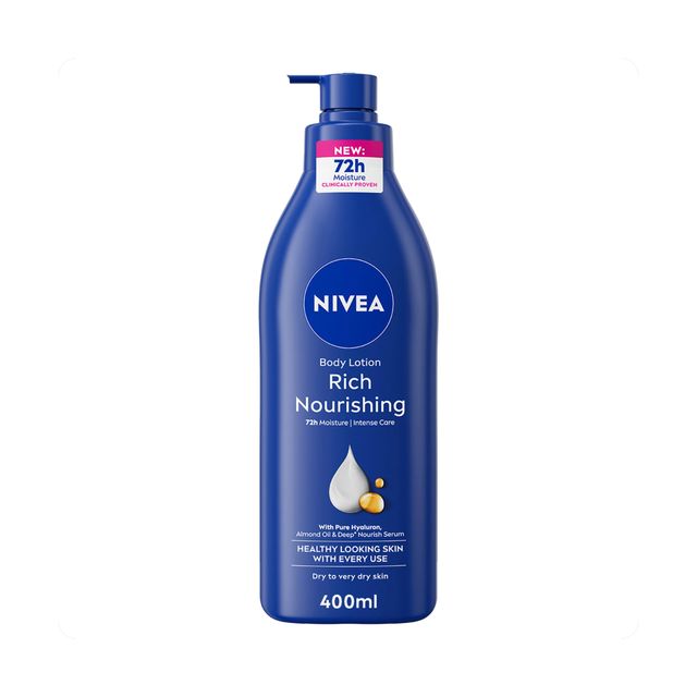 Smooth Finish Nivea Body Lotion For Hydrated Feeling Skin With Nourishing Ingredients And A Convenient - Image 3