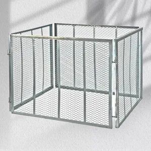 Durable Expanded Metal Mesh Backyard Compost Bin for Sustainable Garden Waste Management - Image 1