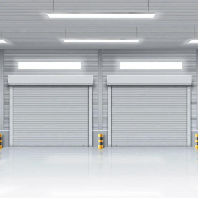Roller Shutter Door Position Exterior Material Aluminium Shutter Type Galvalume Control Components Key Switch Operating Option With - Image 1