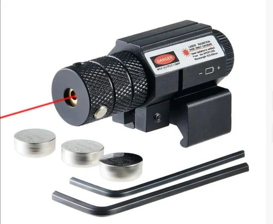 Tactical Flashlight Laser Sight Metal Infrared Laser Calibrator Hanging Red Small Red Locator High Precision - Image 4