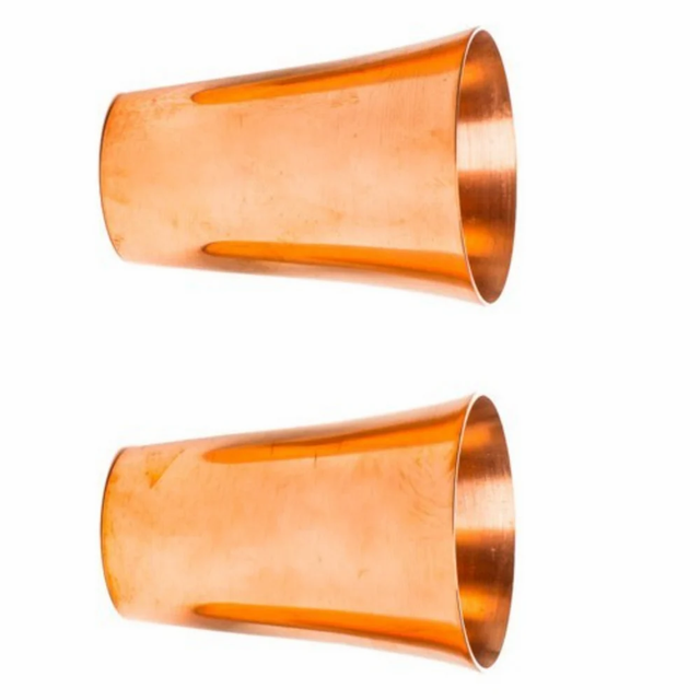 Golden Original Copper Shot Glass, For Multi, Size: Varied Size Varied Color Golden Design Original Shape Cylindrical Capacity - Image 3