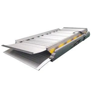 Durable Aluminium Anti-Slip Foldable Threshold Wheelchair Ramp for Motorcycle Ladders - Image 3