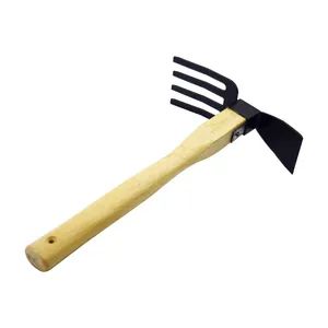 OEM Digging Tools 38cm Length Customizable Hoe Rake Cultivator Pick - Image 6