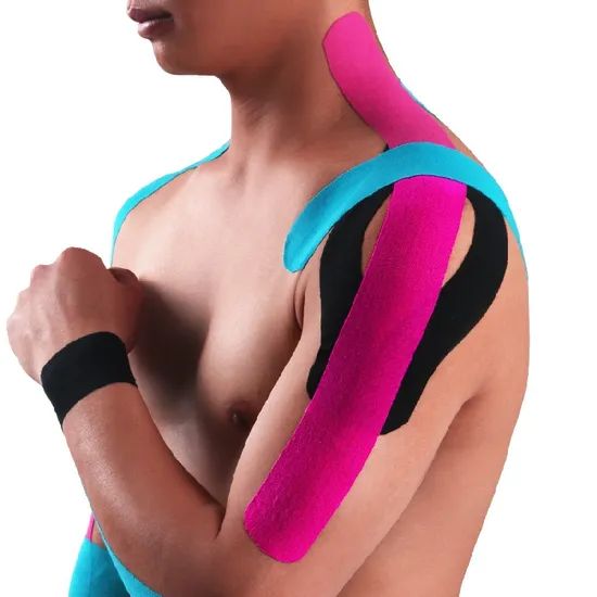 Pink Sports Tape for Fashionable Support Trademark OEM Model NO. KTP003 HS Code 3005101000 Certification CE, FDA Customized - Image 4