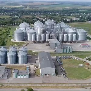 Container Wheat Mill Commercial 100 10000t Grain Seed Storage Container Maize Wheat Soybean ...