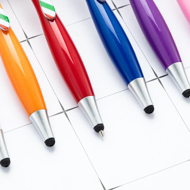 Dual-Function Ballpoint Pen and Capacitive Stylus Featuring Cute Plush Doll Head Design, Bulk Promotional Gift Pen - Image 4