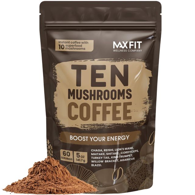 High Quality Ten Mushrooms Coffee Blend Aromatic Taste Smooth Beverage Factory Price Wholesale - Image 1