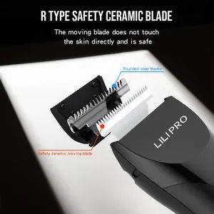 Rechargeable Electric Hair Shaver Origin China Model NO. 6300 Trademark LILIPRO HS Code 8510200000 Transport Package - Image 4