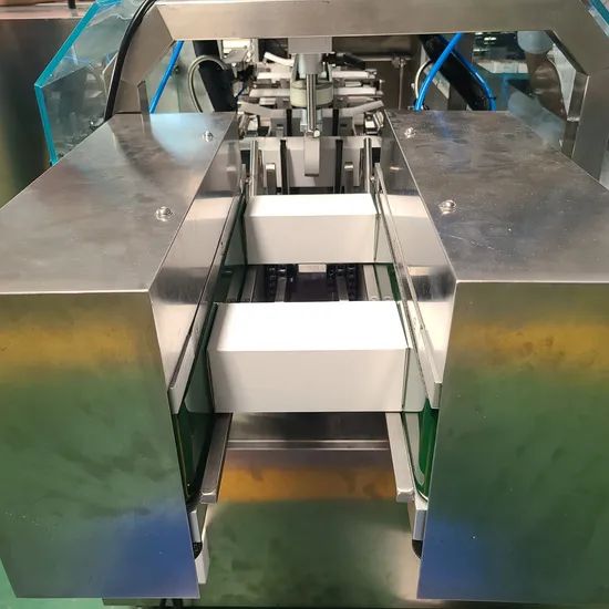 Automatic Boxing Machine for Sanitary Pads Origin China Model NO. UN102 Trademark Unipack Packaging Cartons HS Code - Image 5