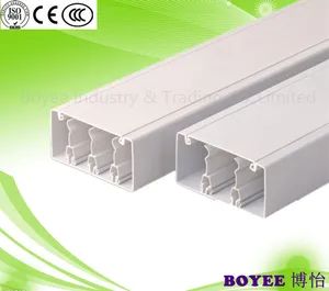 Cable Protector PVC Wiring Duct Slotted with Cover OEM OEM Origin China Shape Square Material PVC Trademark N/M Hole With - Image 5
