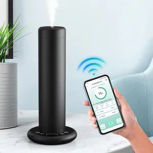 Touch Control Aroma Fragrance Machine Aroma Diffusers 200ml Tower Waterless Oil Diffuser - Image 3