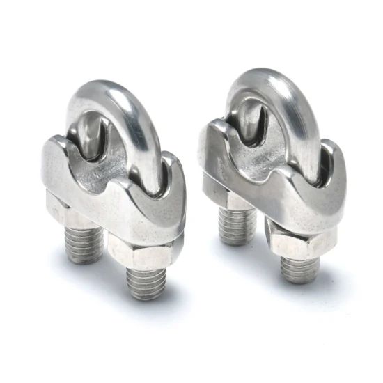 Factory Price 18-8 Steel M3 M4 M5 M6 M8 Great Quality SS304 U Type Wire Rope Clips - Image 1