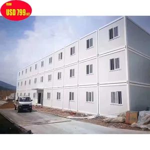 Portable Steel Structure Sandwich Panel Prefab Shipping Container Garage - Image 3