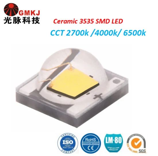 Ceramic SMD LED 3535 3V 1W 2W Power 3W Life 80000h Trademark GM IP Rating IP65 Beam Angle 120° Warranty 4 Years LED Chips - Image 1