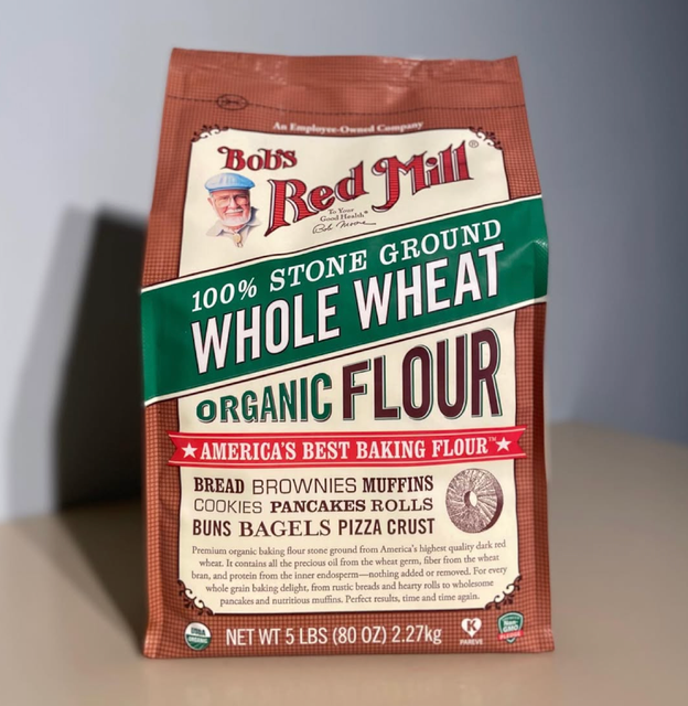 Baker's Choice Bobs Red Mill Whole Wheat Organic Flour Baking Flour 1lb , 5Lb Flour BAGS On Sale - Image 4