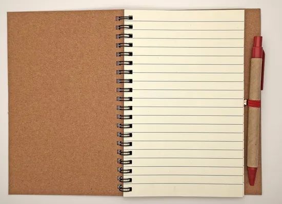 New Design Customized Spiral Notebook with Craft Paper Pen - Image 3