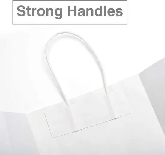 Reinforced Bottom Custom Size White Extra Large Kraft Bags Color White Origin China Hardness Soft OEM Available Material Paper - Image 3