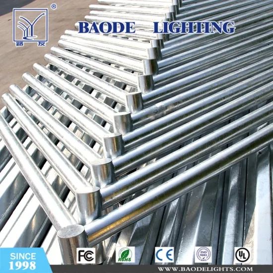 Street Light Poles (DG-12) Type Round Material Steel Trademark Baode Model NO. (DG-12) HS Code 7308900000 Shaft Shape - Image 3